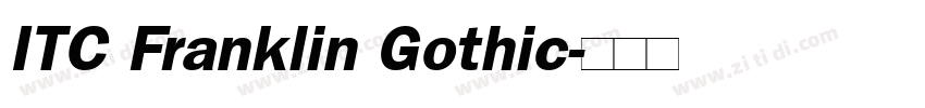 ITC Franklin Gothic字体转换